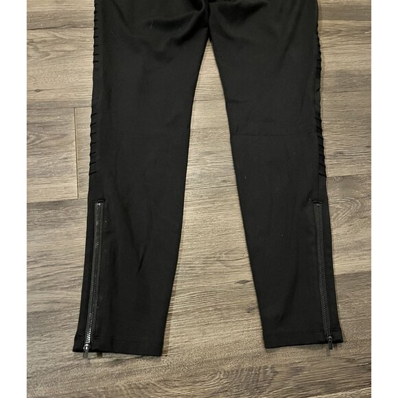 Womens Athleta Delancey Moto Ankle Zip High rise Leggings size medium Athleisure - Picture 6 of 7